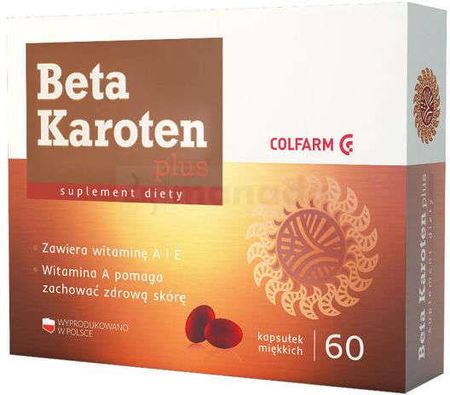 Colfarm Beta Karoten Plus 60 kaps. - zdjęcie 2