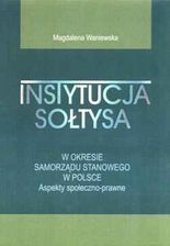 Instytucja So Tysa W Okresie Samorz Du Stanowego W Polsce Aspekty