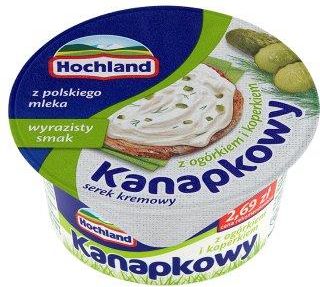 Hochland Hochland Kanapkowy Serek Kremowy Z Og Rkiem I Koperkiem G