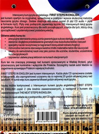 First steps in English cz.1 Intensywny angielski - zdjęcie 2