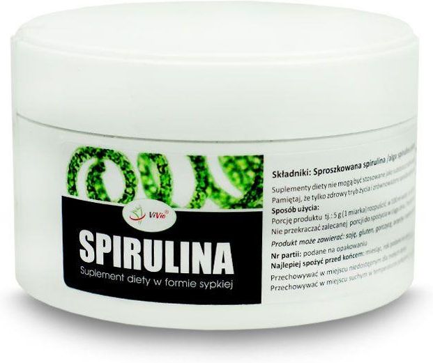 Preparat Medycyny Naturalnej Spirulina Proszek G Algi W Proszku