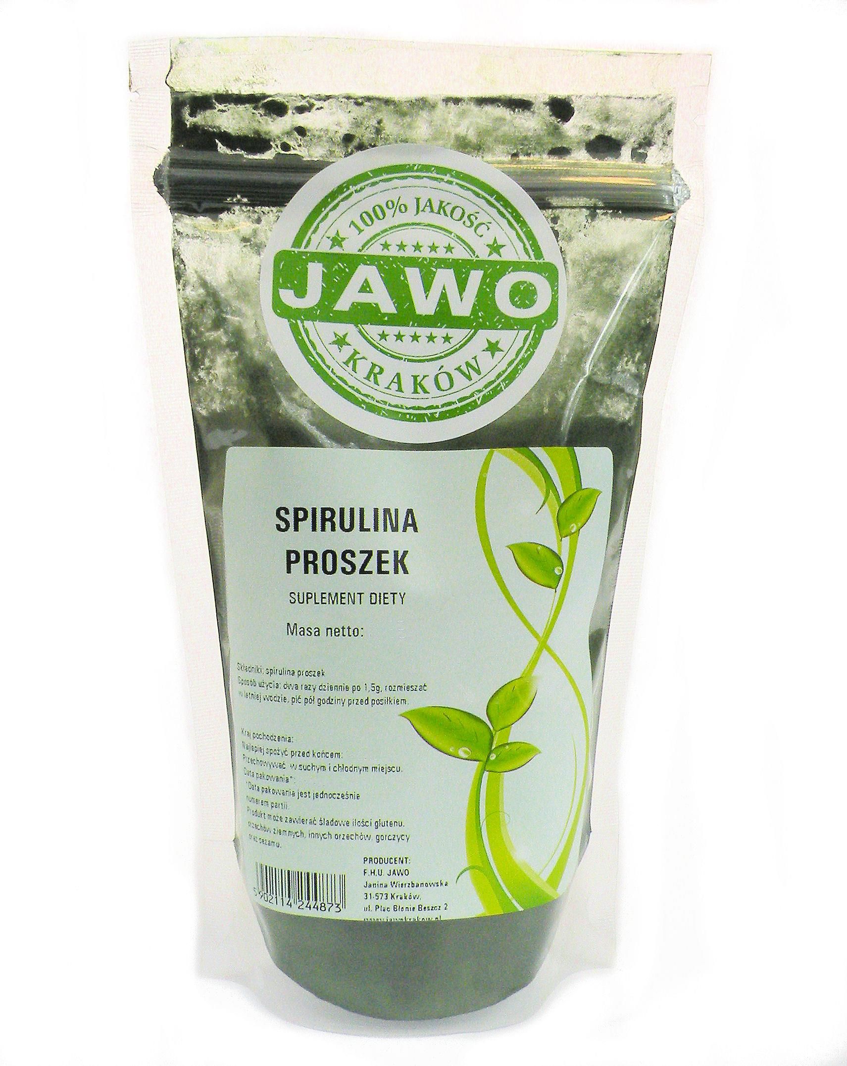 Preparat Medycyny Naturalnej Spirulina Proszek Algi Morskie 125g Jawo