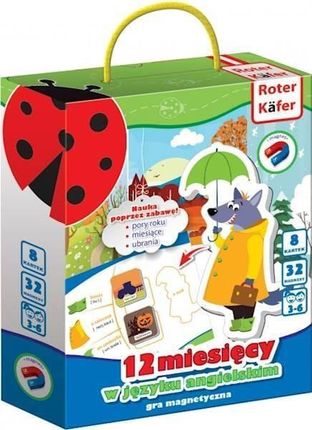 Magnetyczna Gra 12 Miesiecy W Języku Angielskim (Rk2201-08) - zdjęcie 5