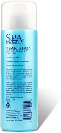 Tropiclean Tear Stain Remover Facial Cleanser 236Ml Łagodnemleczko Do Usuwania Przebarwień I Śladów Łez - zdjęcie 2