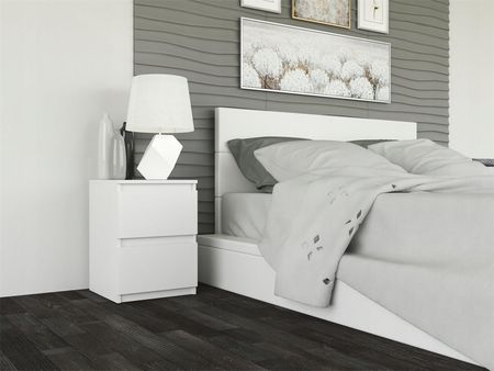 Lectus Szafka nocna Sandra M2 40cm biała TSM2BIALA - zdjęcie 2