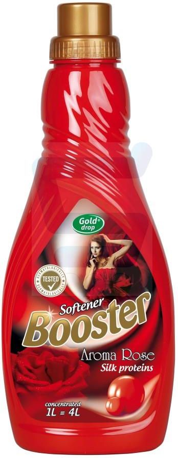 Gold Drop Booster Softener Koncentrat do płukania tkanin Aroma Rose 1 L