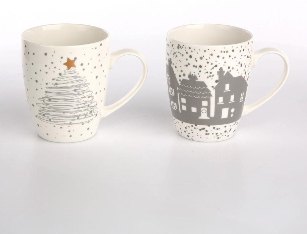 Zdjęcie Altom Design Kubek Porcelanowy Skandynawia 340 Ml Zestaw 2 Kubków + Opakowanie Prezentowe - Wrocław
