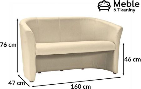 Signal Meble Sofa Tm 3 Kremowy - zdjęcie 2