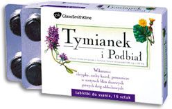 Glaxosmithkline Tymianek I Podbia Pastylki Do Ssania Szt Opinie I