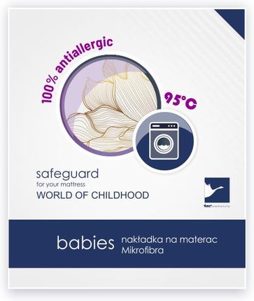 AMZ Nakładka na materac Classic Mikrofibra 60x120 - zdjęcie 4