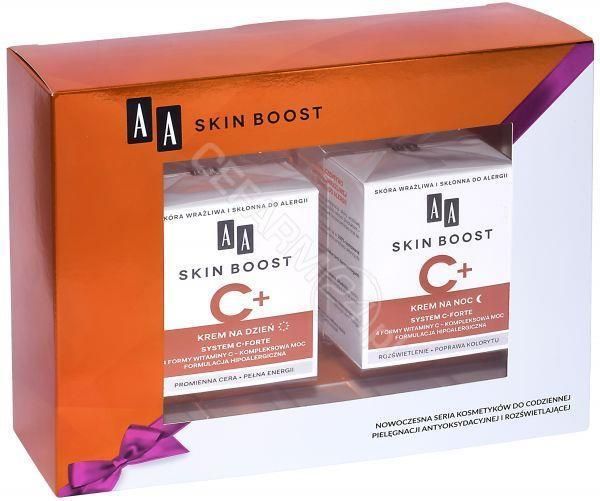 Zestaw dla kobiety AA Skin Boost krem na dzień witamina C 50ml krem