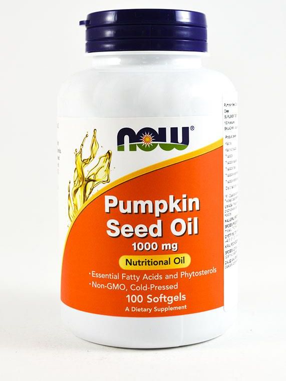 NOW Foods Pumpkin Seed Oil Olej Z Pestek Dyni 1000mg 100 Kaps Opinie