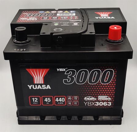 Yuasa Ybx3063 12V 45Ah - zdjęcie 3