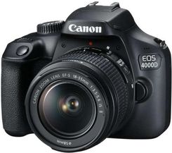 Zdjęcie Canon EOS 4000D czarny + 18-55mm + 75-300mm - Katowice