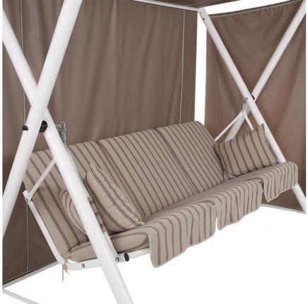 Patio Huśtawka Ogrodowa Z Poduszkami Dach 461778 - zdjęcie 2