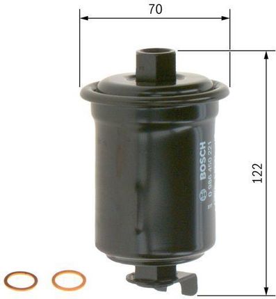 Bosch Pompa Paliwa 0986580971 Toyota Yaris 1,3/1,5 99-05 - zdjęcie 2