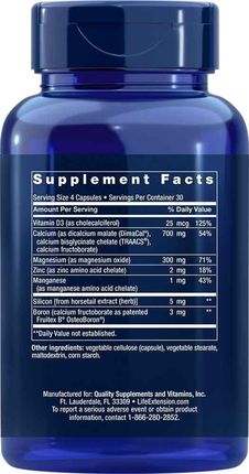 Life Extension Bone Restore 120kaps. - zdjęcie 2