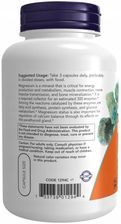 Now Foods Magnesium Citrate Cytrynian Magnezu Mg Kaps Opinie I