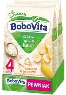 Bobovita Kaszka Ryżowa Banan Po 4 Miesiącu 2X180G Ceny i opinie