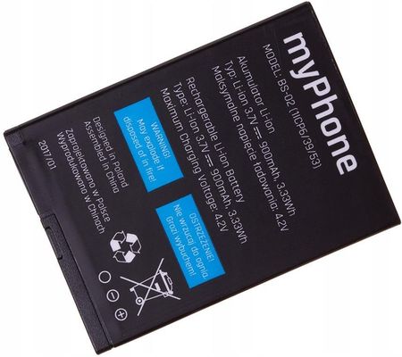 Myphone Bateria do 1075/HALO 2 900mAh BS-02 (AKG000013) - zdjęcie 4