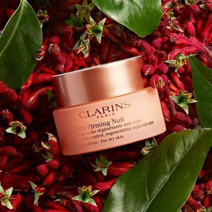 Krem Clarins Extra-Firming Nuit Wygładzający zmarszczki regenerujący do cery suchej na noc 50ml - zdjęcie 4