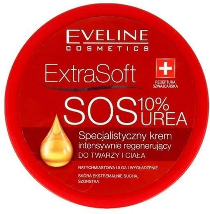 Krem Eveline Extra Soft SOS 10% Urea specjalistyczny intensywnie regenerujący na dzień 175ml - zdjęcie 4