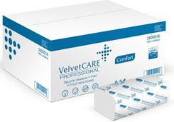 Zdjęcie Velvet Care Professional Ręczniki V-Fold celulozowe 2 warstwowe 3000 listków 20szt. Białe - Wrocław