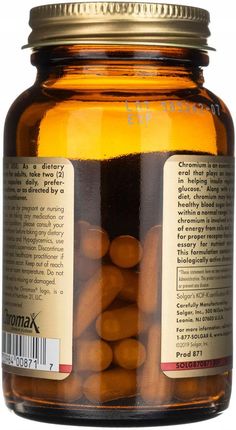 Solgar Chrom Pikolinian 500mcg 60kaps - zdjęcie 2