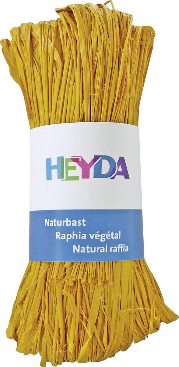 Zdjęcie heyda rafia naturalna ciemnożółta 50g - Skępe