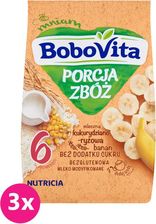 Nutricia Bobovita Porcja Zbóż Kaszka Mleczna Kukurydziano Ryżowa Banan