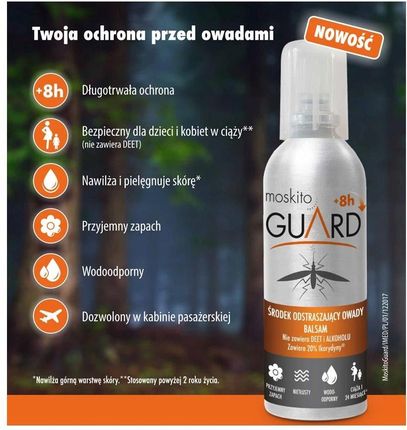 Dakem Moskito Guard Mleczko Odstraszające Owady Bez Deet 75ml - zdjęcie 2