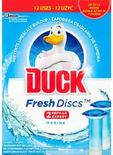 Zdjęcie Duck Fresh Discs Marine Zapas Krążka Żelowego Do Toalety 72 Ml (2 Zapasy) (49480) - Sanok