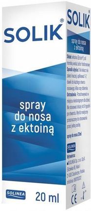 Solik spray do nosa z ektoiną 20 ml - zdjęcie 3