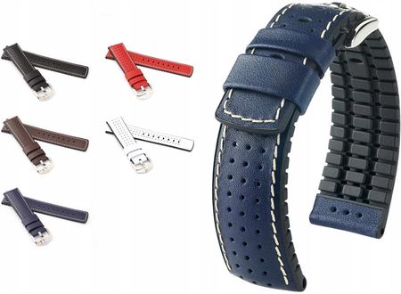 Hirsch Pasek Skórzanokauczukowy Do Zegarka Tiger 0915075000220 20 Mm - zdjęcie 6