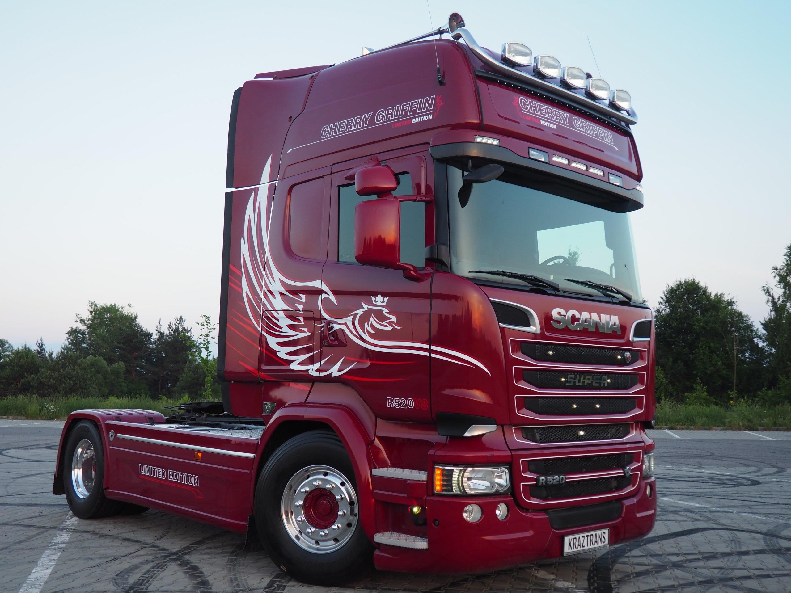 SCANIA R520 CHERRY GRIFFIN TOPLINE EURO6 IDEAŁ V8 Opinie i ceny na