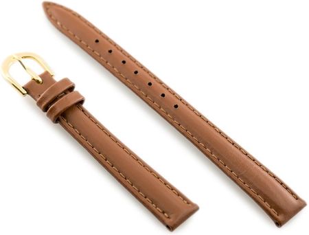 Tayma Pasek skórzany do zegarka - CASIO - camel/złoty - 12mm - Brązowy (TAYMA8819) - zdjęcie 2
