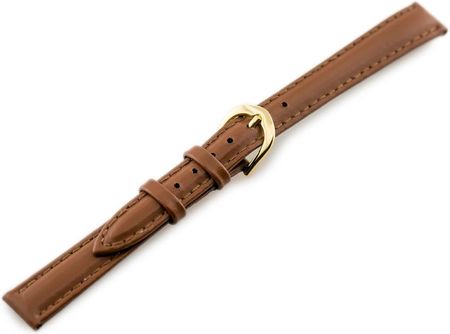 Tayma Pasek skórzany do zegarka - CASIO - camel/złoty - 12mm - Brązowy (TAYMA8819) - zdjęcie 3