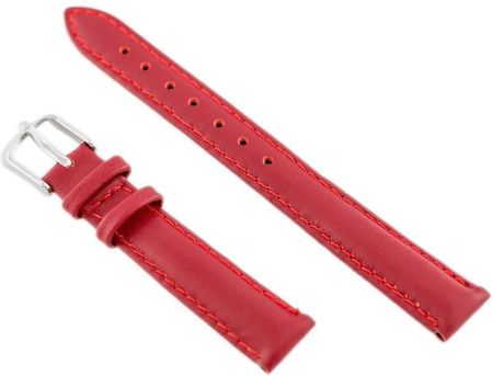 Tayma Pasek skórzany do zegarka W83 - czerwony - 14mm (TAYMA10034) - zdjęcie 2