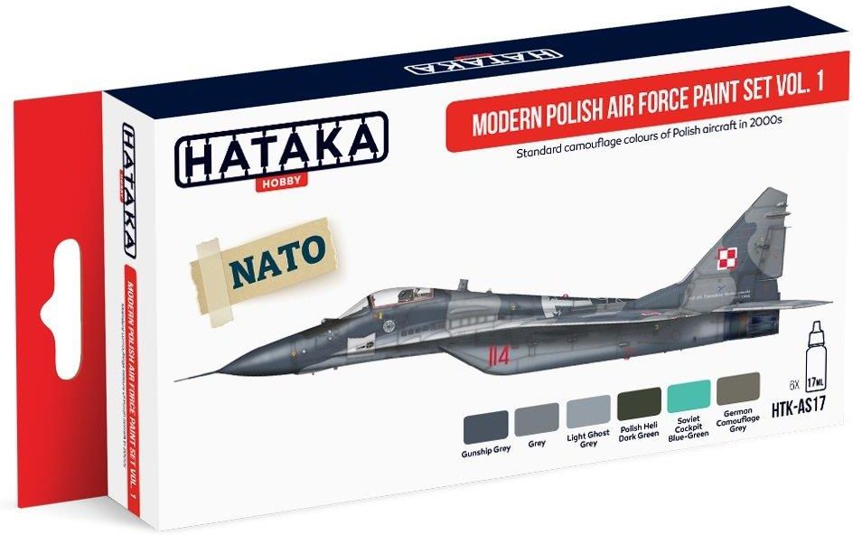 Hataka Hobby Zestaw Farb Modelarskich Red Line Htk As Modern Polish