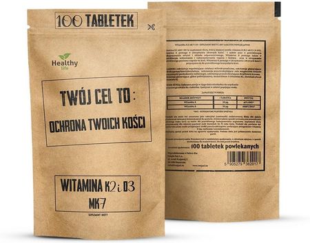 Twój Cel To WITAMINA K2 MK7 + D3 100 tabl - zdjęcie 4