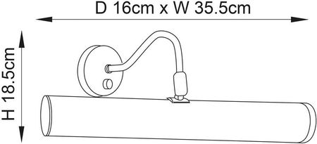 ENDON Kinkiet TURNER - PL350-E14-SWCH - zdjęcie 2