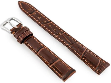 Pacific Pasek Skórzany Do Zegarka W64 Ciemny Brąz 14Mm - zdjęcie 2