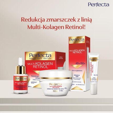 Perfecta Multikolagen Retinol Silna redukcja zmarszczek krem do twarzy 70+ na dzień i noc 50ml - zdjęcie 4