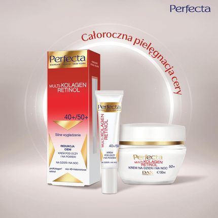Perfecta Multikolagen Retinol Silna redukcja zmarszczek krem do twarzy 70+ na dzień i noc 50ml - zdjęcie 2