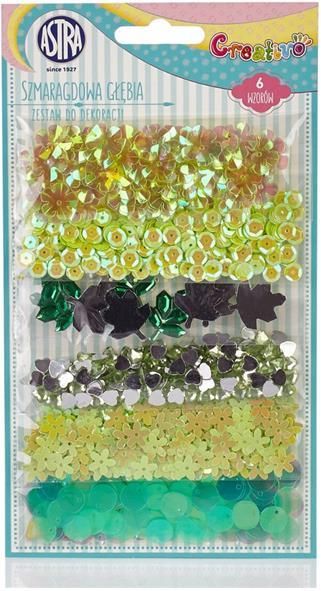 Zdjęcie Astra Cekiny Zestaw Kreatywny Szmaragdowa Głębia (335117001) - Włocławek