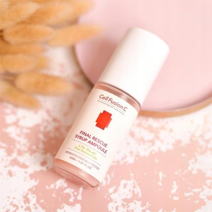 Cell Fusion C Final Rescue Syrup Ampoule Różowy Syrop Łagodzący Podrażnienia 30 ml - zdjęcie 2