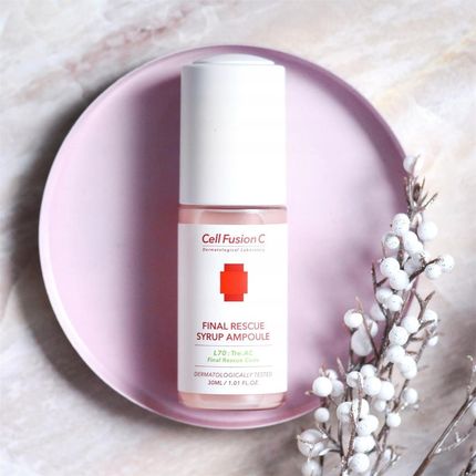 Cell Fusion C Final Rescue Syrup Ampoule Różowy Syrop Łagodzący Podrażnienia 30 ml - zdjęcie 3