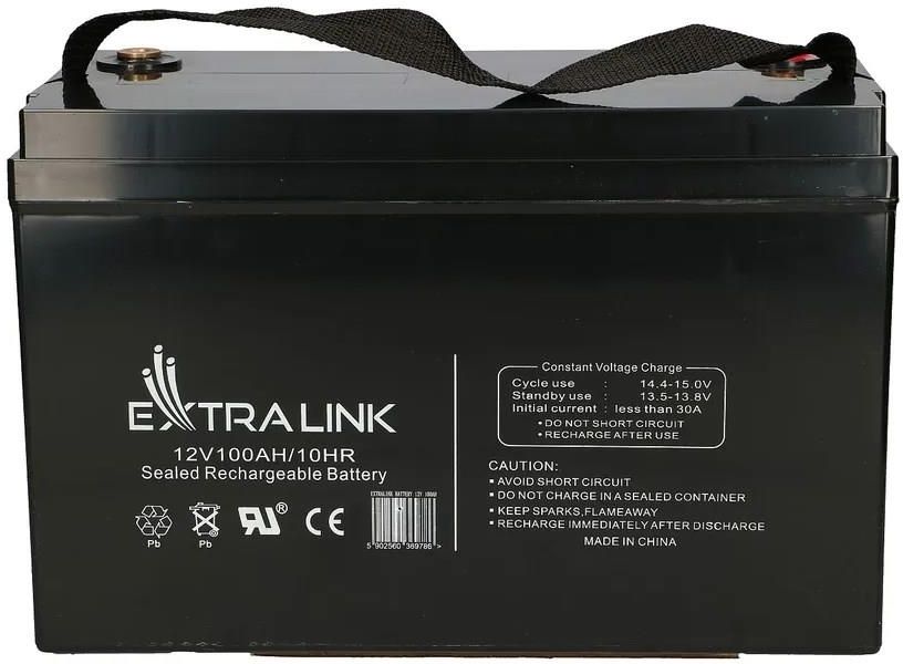 Bateria do zasilacza Extralink agm 12v 100ah akumulator bezobsługowy