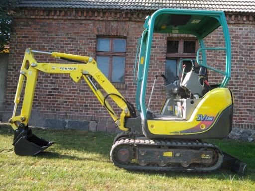 Yanmar SV15 Mini Koparka Z Niemiec Minikoparka 12r Opinie I Ceny Na