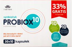 Zdjęcie Tabfarm Probiox 10 Synbiotyk CFU 30 + 10 kaps. - Gdańsk